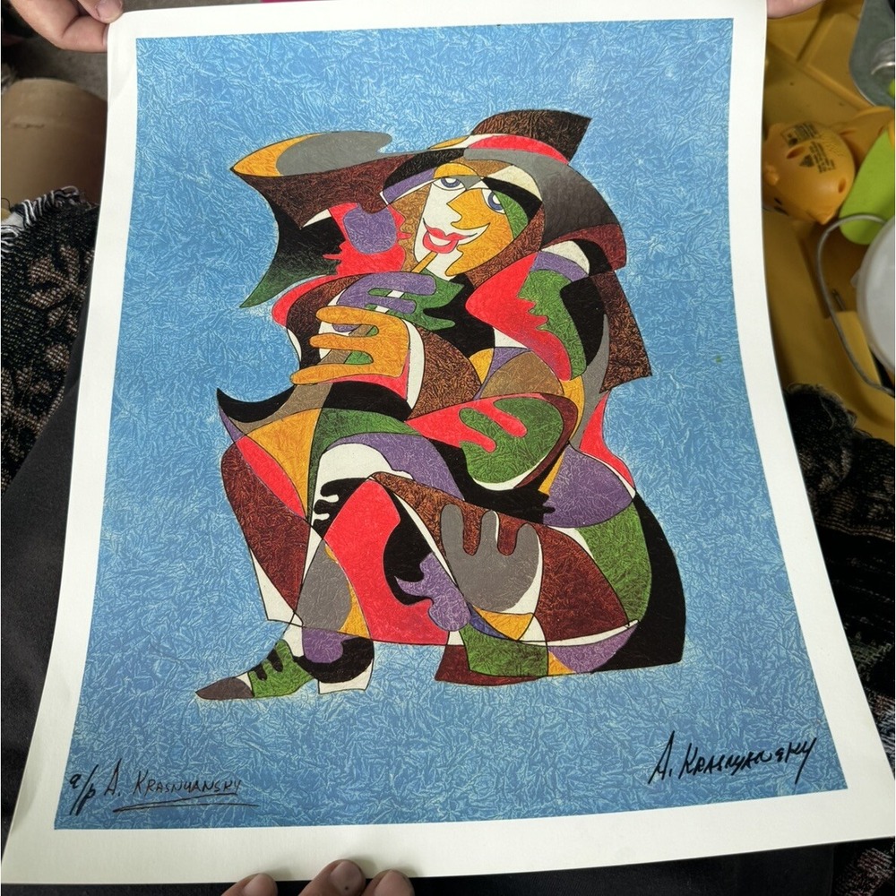 Anatole Krasnyansky LET'S MAKE MUSIC Seri On Paper HAND SIGNED ARTIST PROOF RARE